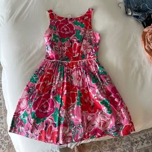 Lily Pulitzer Pink/Red Print Dress, Size: 6
